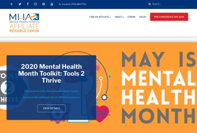 Mental Health America affiliate home page